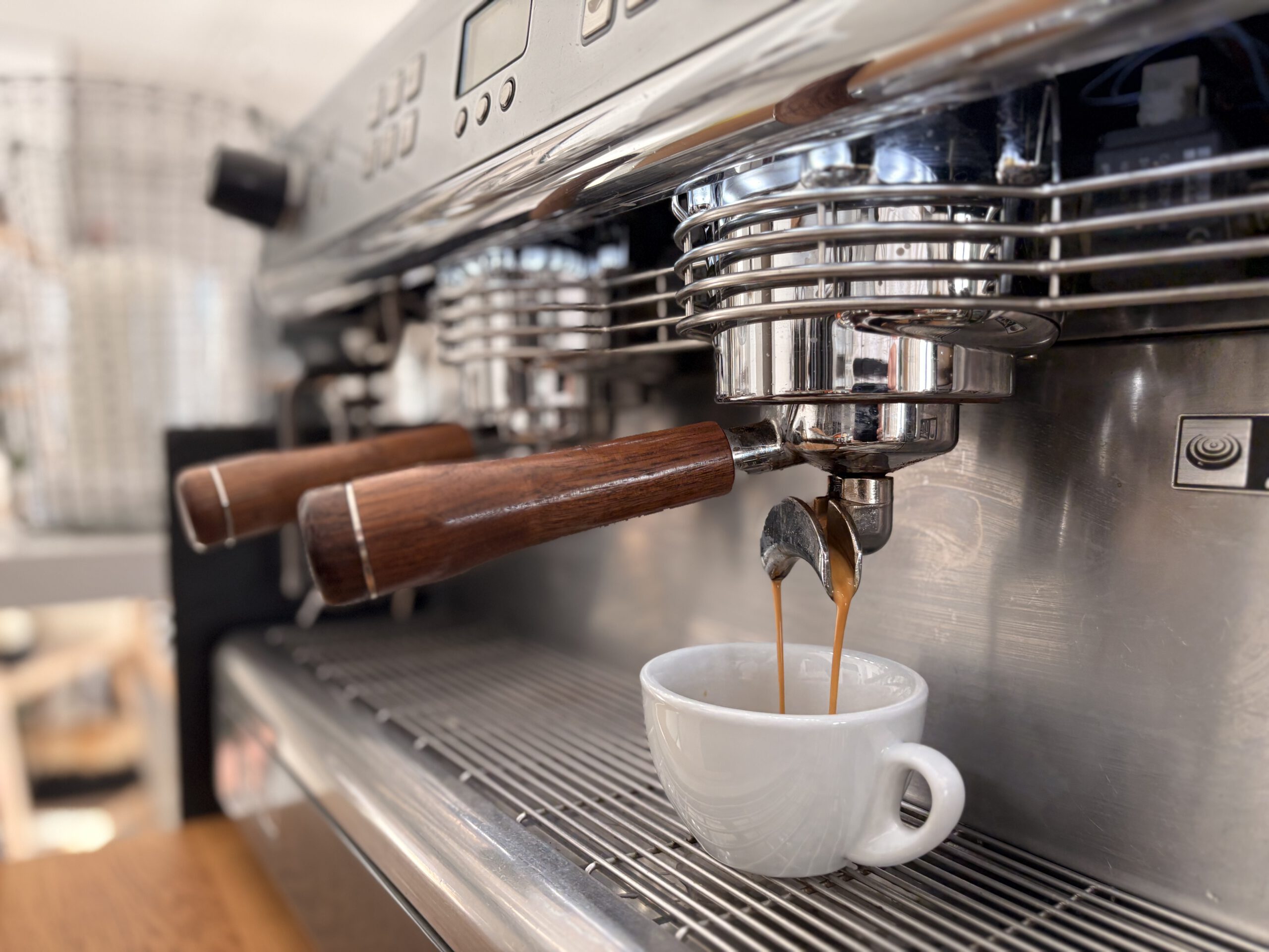 Kaffeemaschine mit Espressotasse